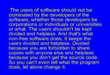 Richard Stallman - What is free software?